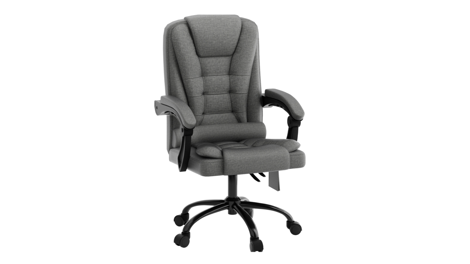 Artiss Fabric Recliner Executive Massage Computer Office Chair - Grey
