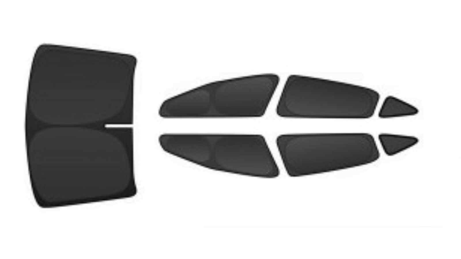 X-CAR Set of 7 Window Sun Shade Block Cover for NEW Tesla Model 3 Highland 2023-2024