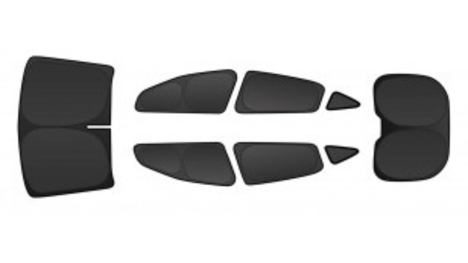X-CAR Window Sun Shade Side Rear Windshield Cover for Tesla Model Y 2022-2024