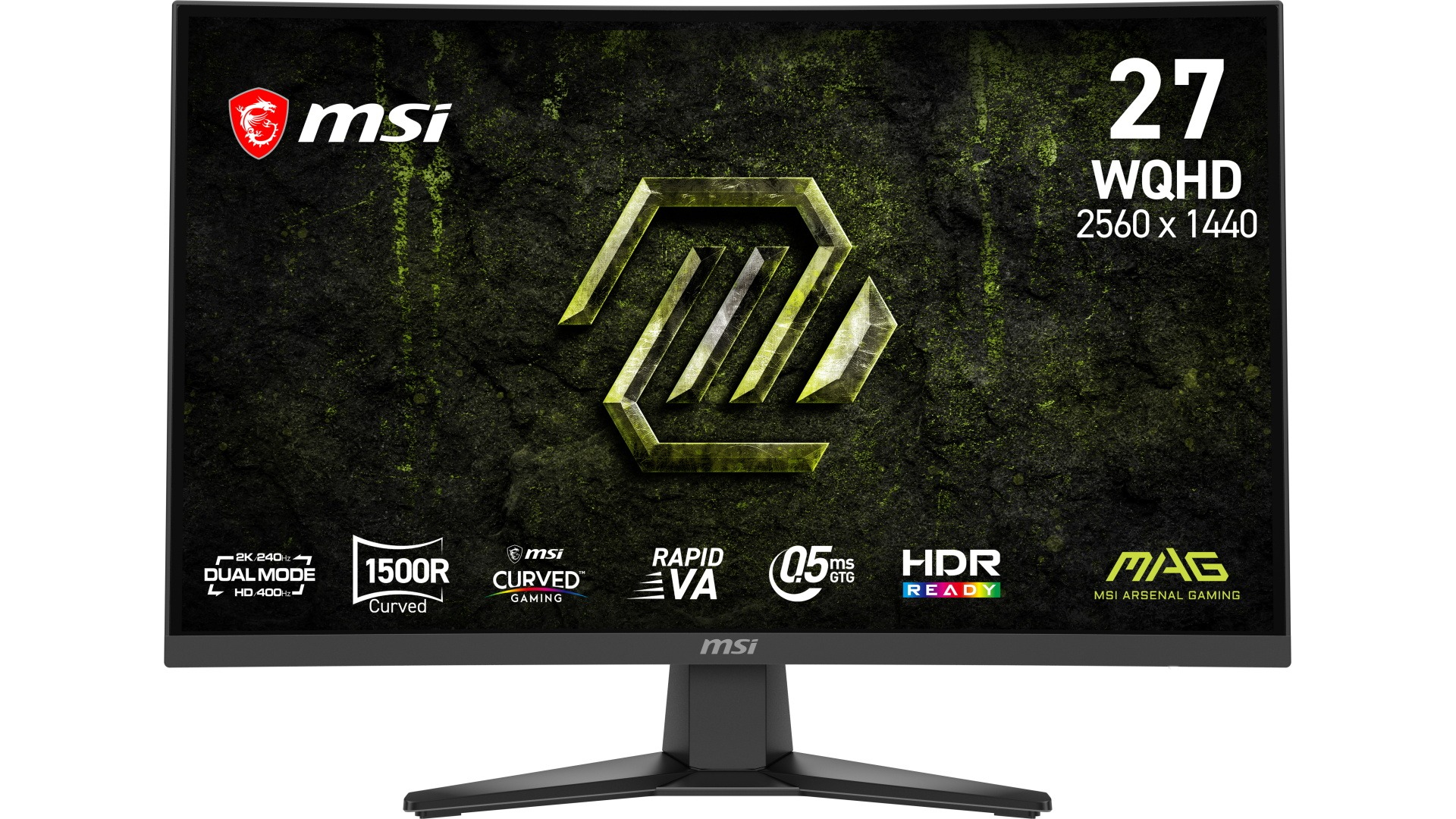 MSI 27-inch MAG 275CQDF X24 QHD 240Hz Curved Gaming Monitor