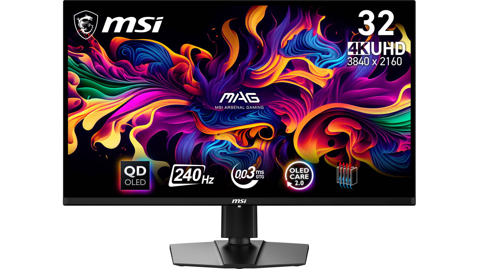 MSI MAG 321UPX 32-inch QD-OLED UHD Gaming Monitor
