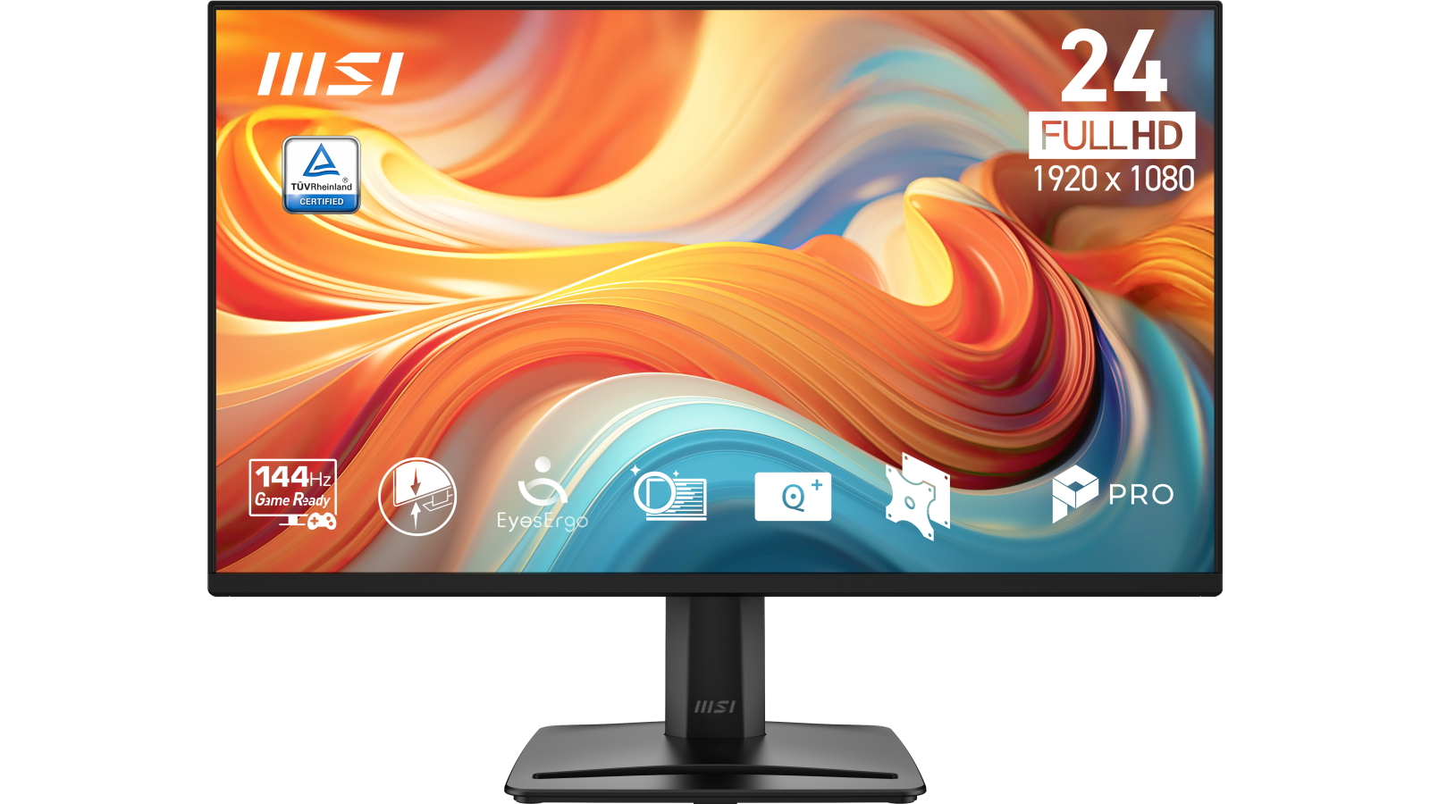 MSI 23.8-inch Pro MP245 E14VL FHD 144Hz Monitor - Black