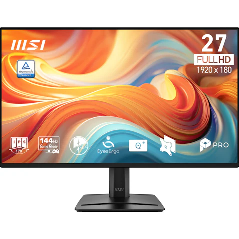 MSI 27-inch Pro MP275 E14L FHD 144Hz Monitor with Speakers - Black