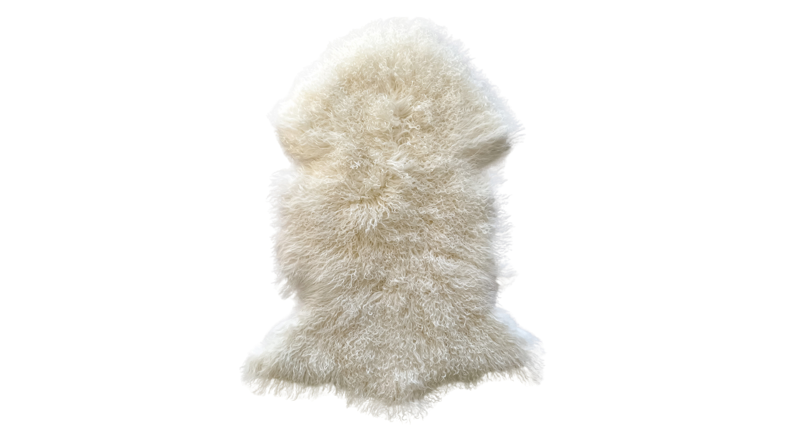 Naturally Sheepskins Curly Wool Mongolian Rug - Ivory