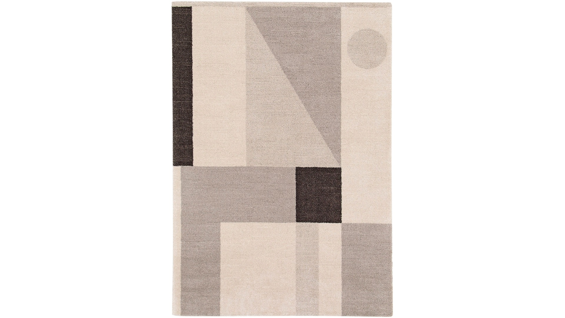 Moon Mural Grey Rug - Extra Large