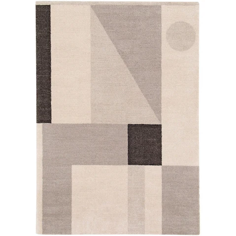 Moon Mural Grey Rug