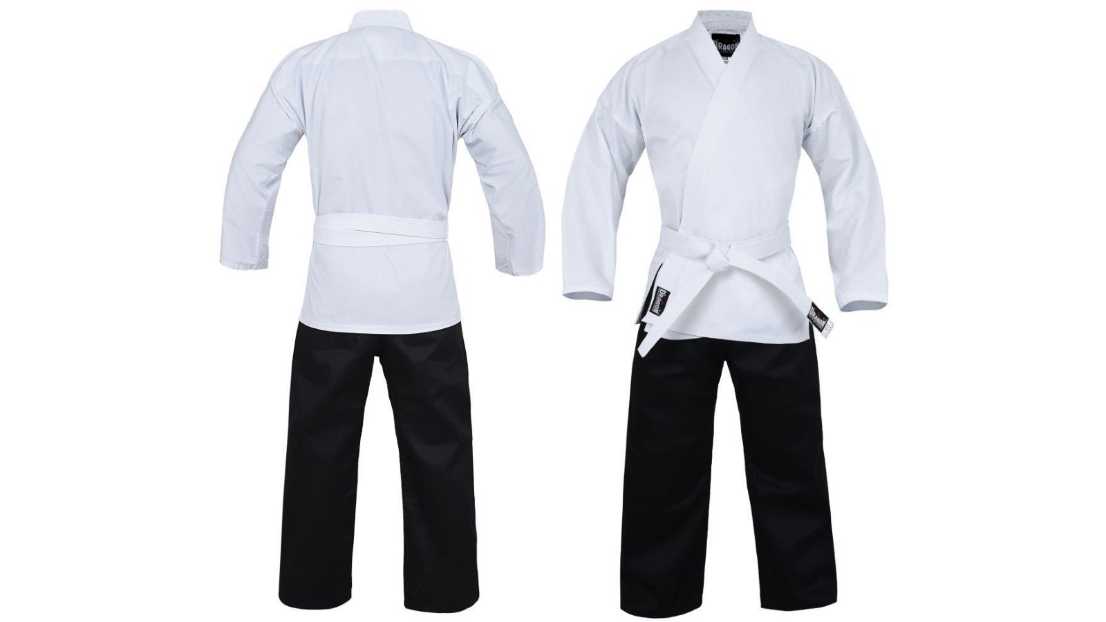 Morgan Sports 8oz Salt and Pepper Dragon Karate Uniform