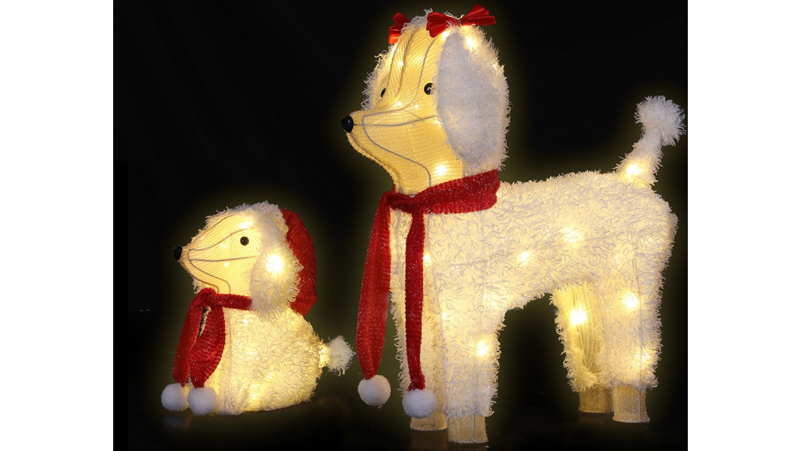 Jingle Jollys 2 Piece 60 LED Christmas Fairy Light Set