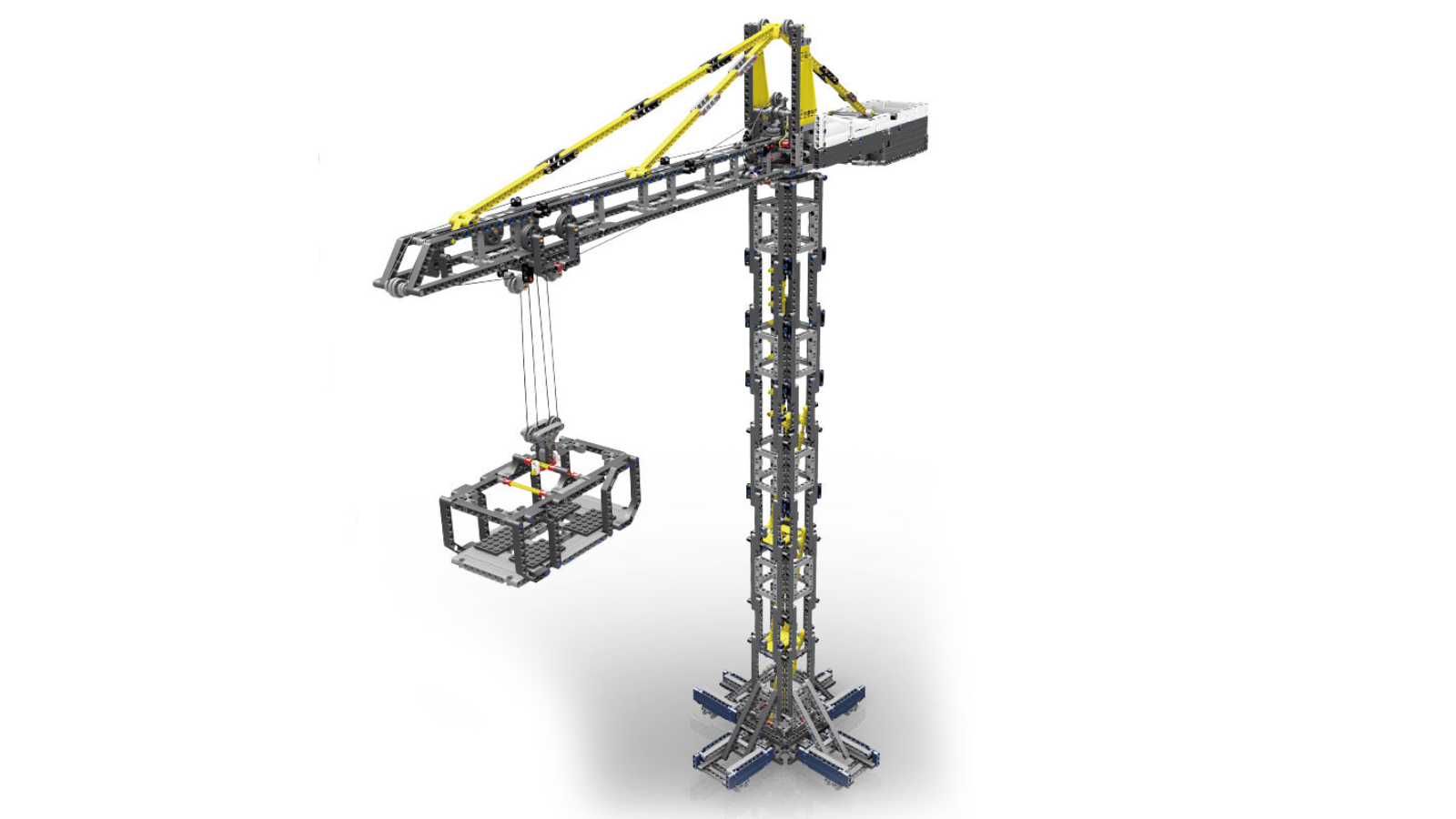 Mould King 1797 Piece Motor Control Tower Crane