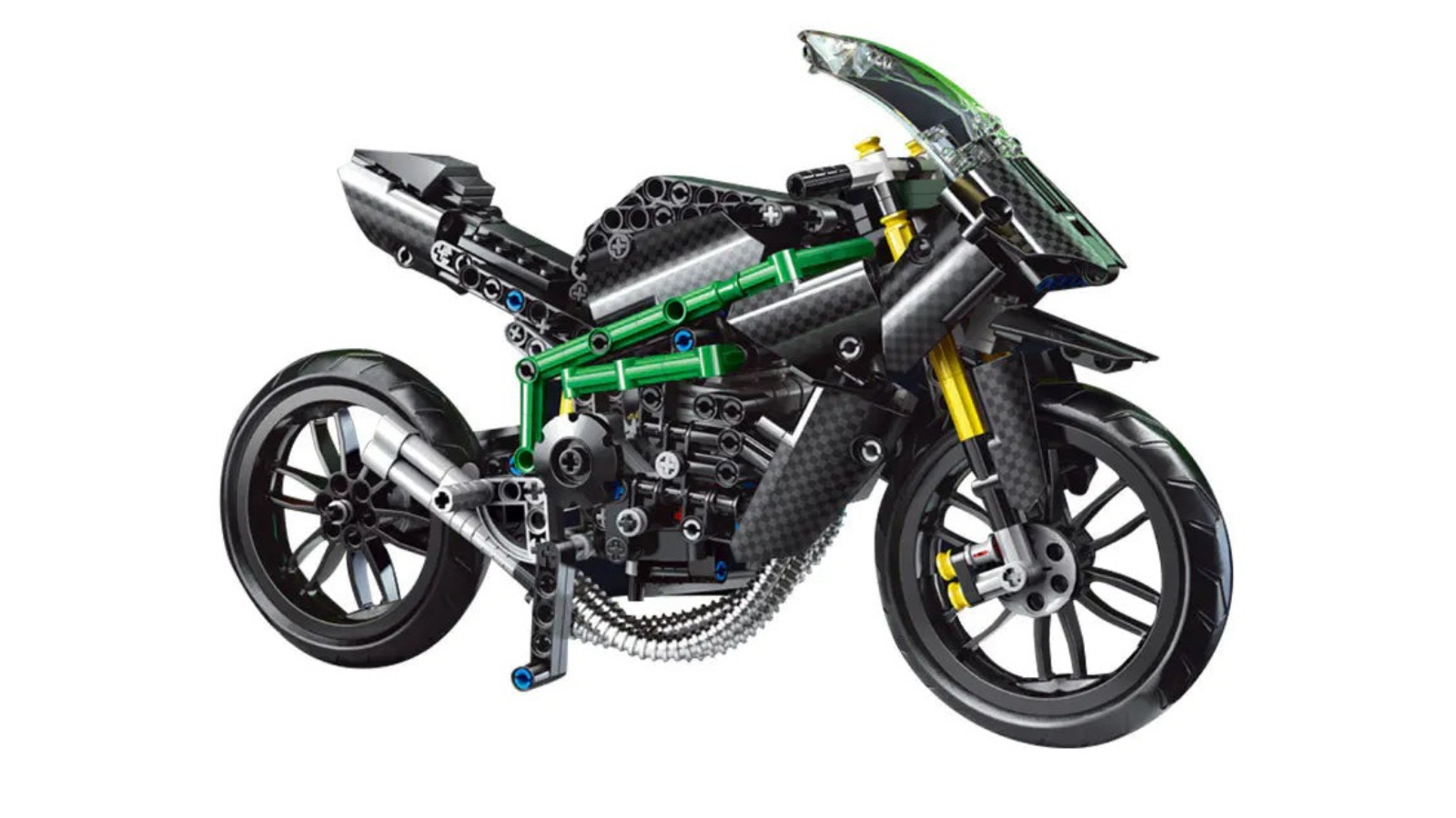 Mould King 563 Piece Kawasaki H2R Motorcycle