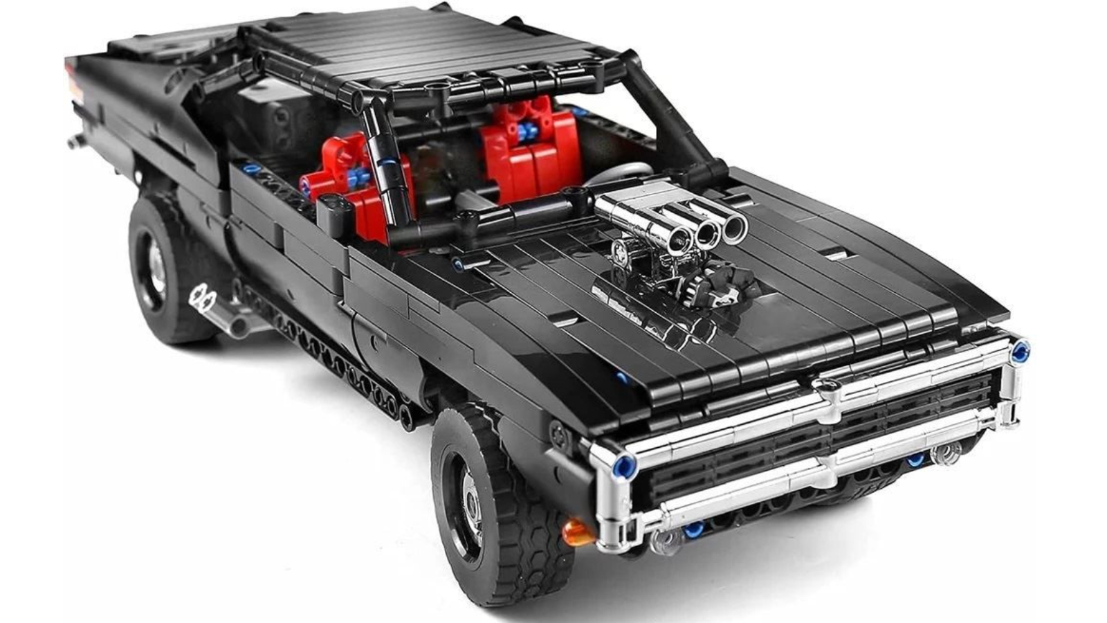Mould King 1098 Piece Ultimate Muscle Car with Remote Control Building Block Toy