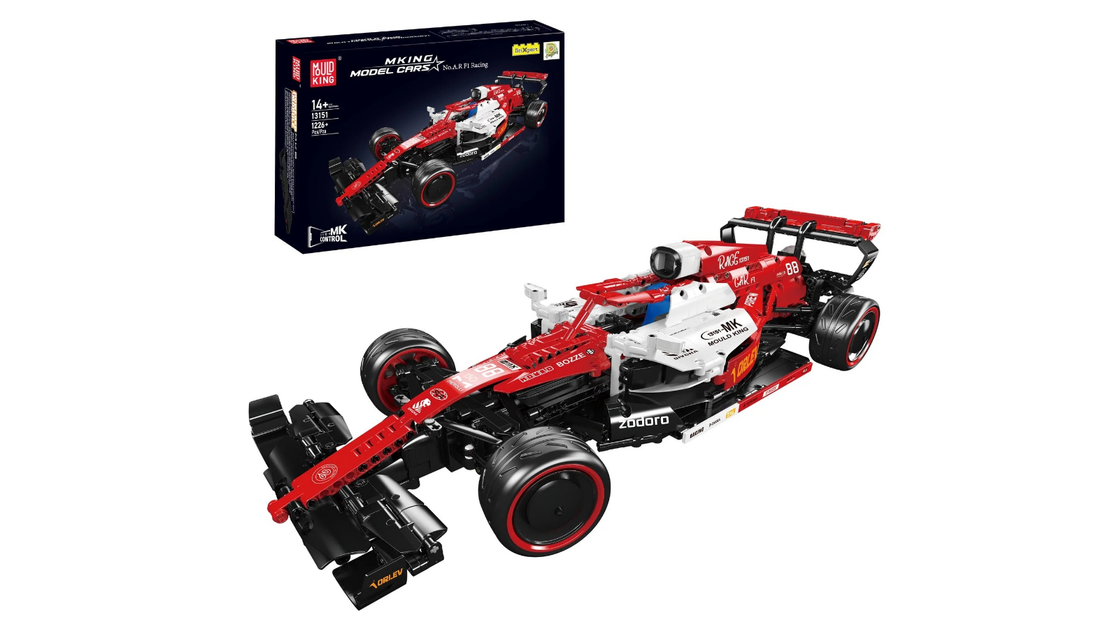 Mould King 1226 Piece A.R. F1 Racing Car Remote Controlled Building Set
