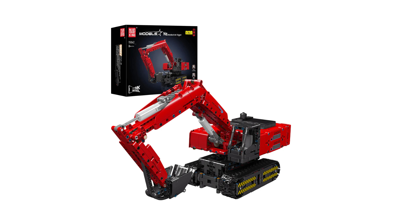 Mould King Engineering Series Mechanical Excavator Digger Toy