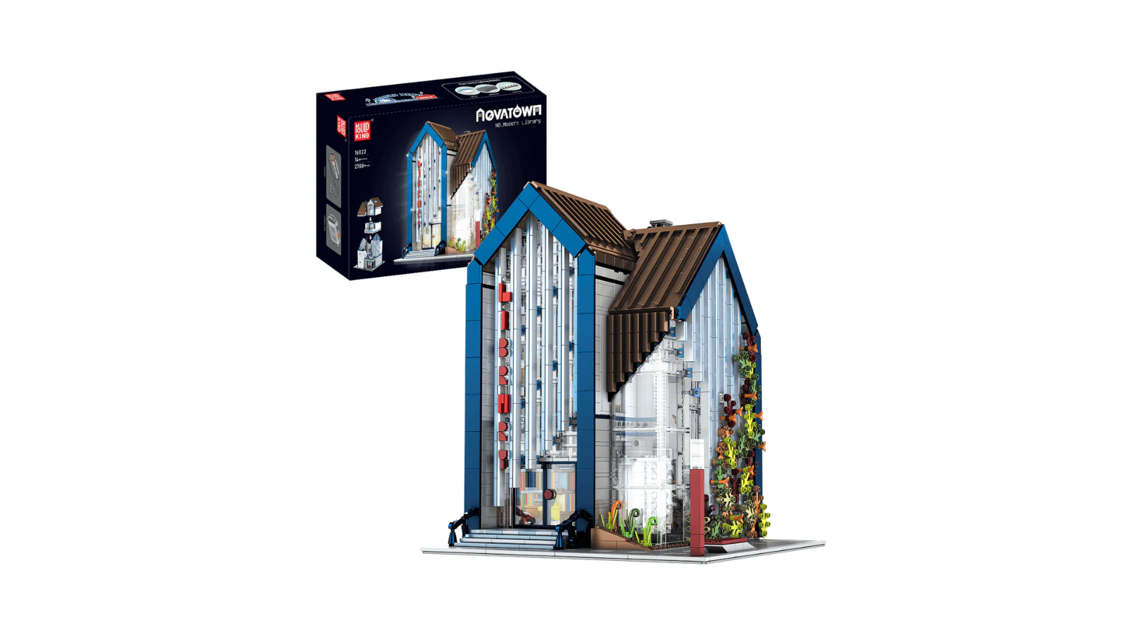 Mould King 2788 Piece Modern Library Building Block Toy