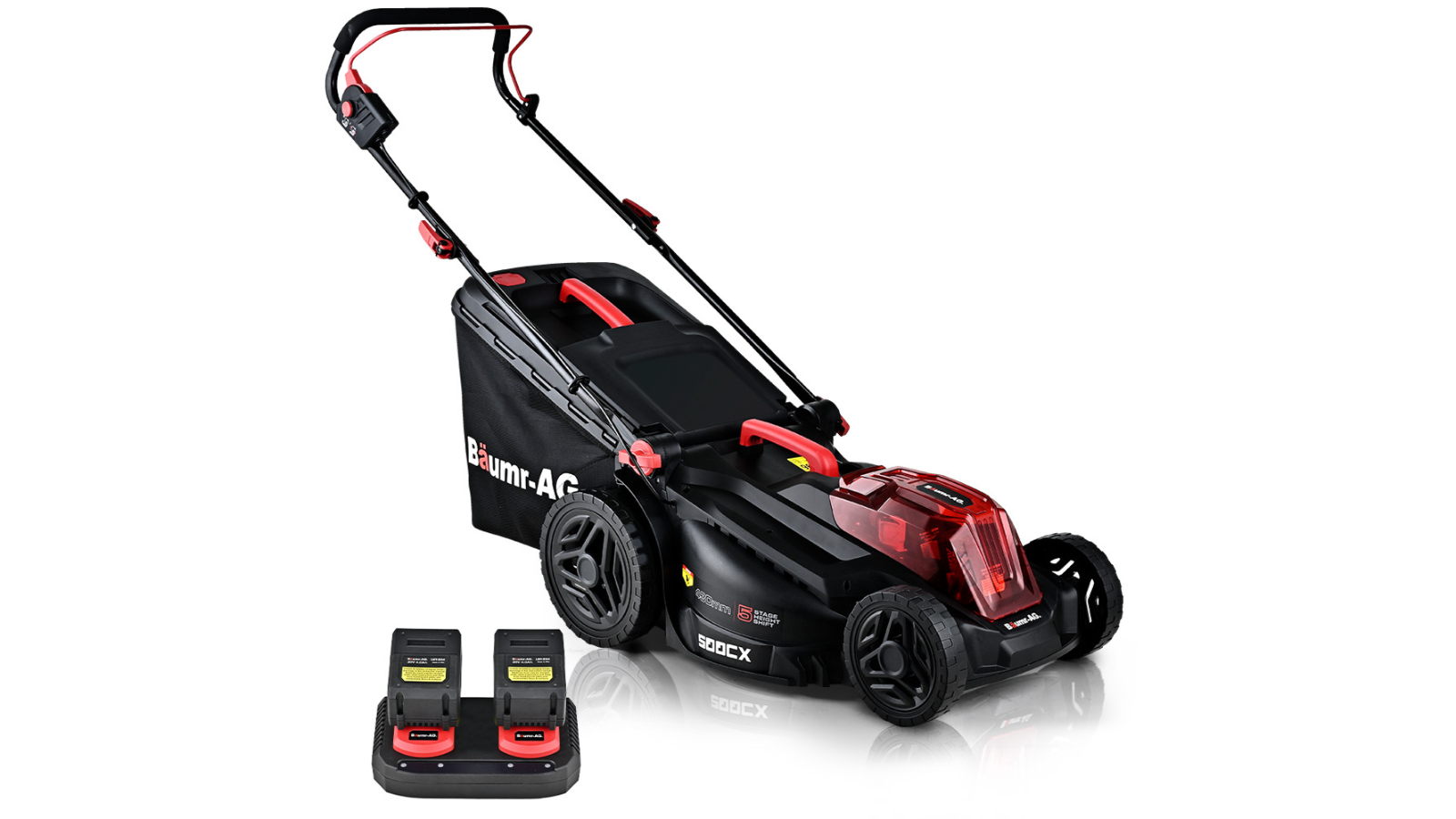 Baumr-AG 500CX 40V SYNC Cordless Lawn Mower Kit - 17inch