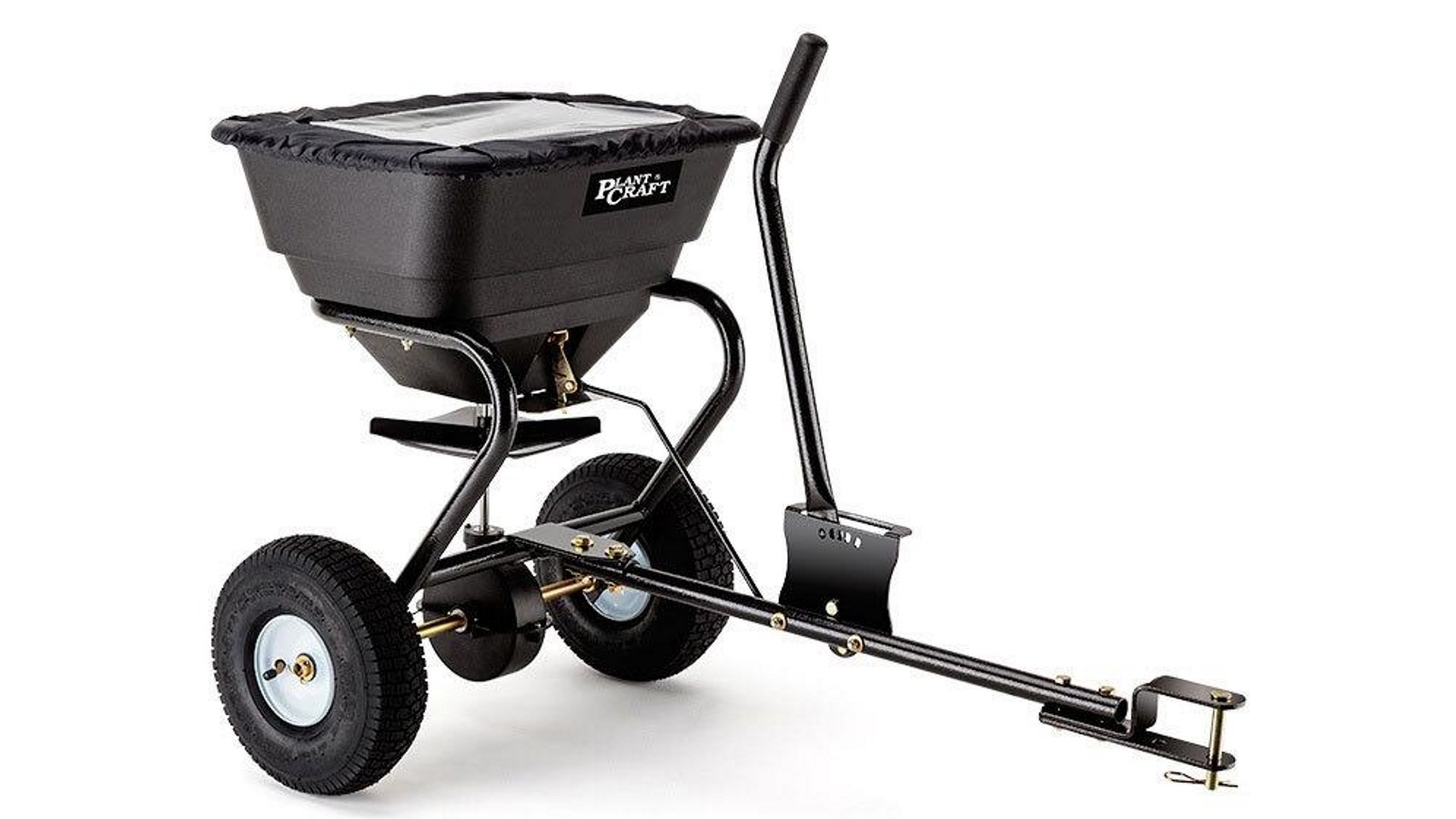 PLANTCRAFT Tow Behind Broadcast Spreader 30kg 26L Seed Fertiliser