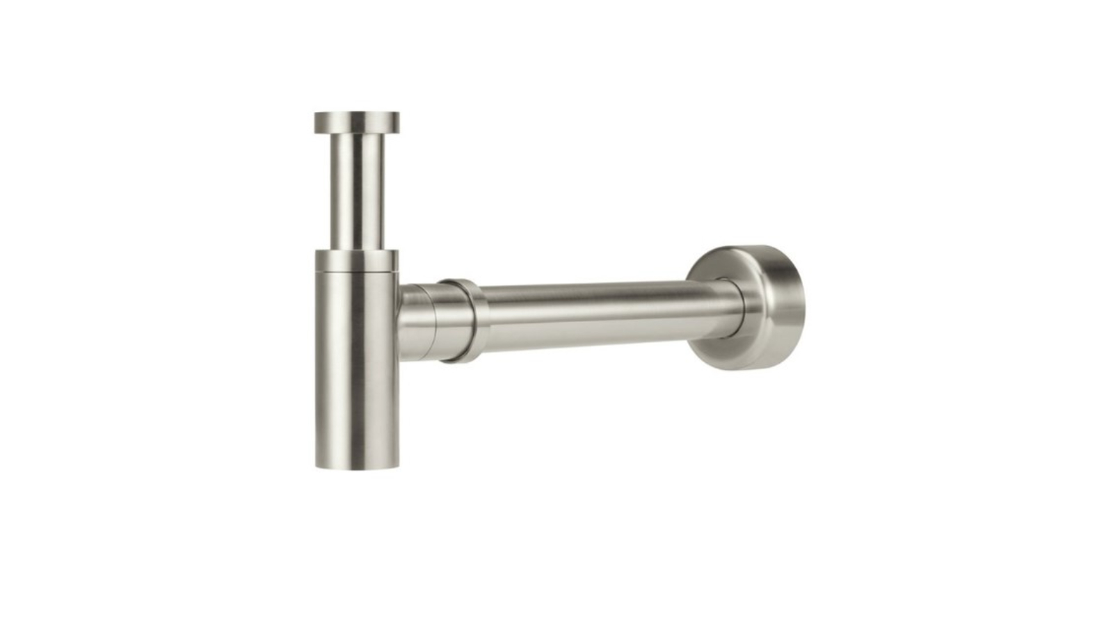 Meir 32mm Basin Waste and 40mm Outlet Round Bottle Trap - Brushed Nickel