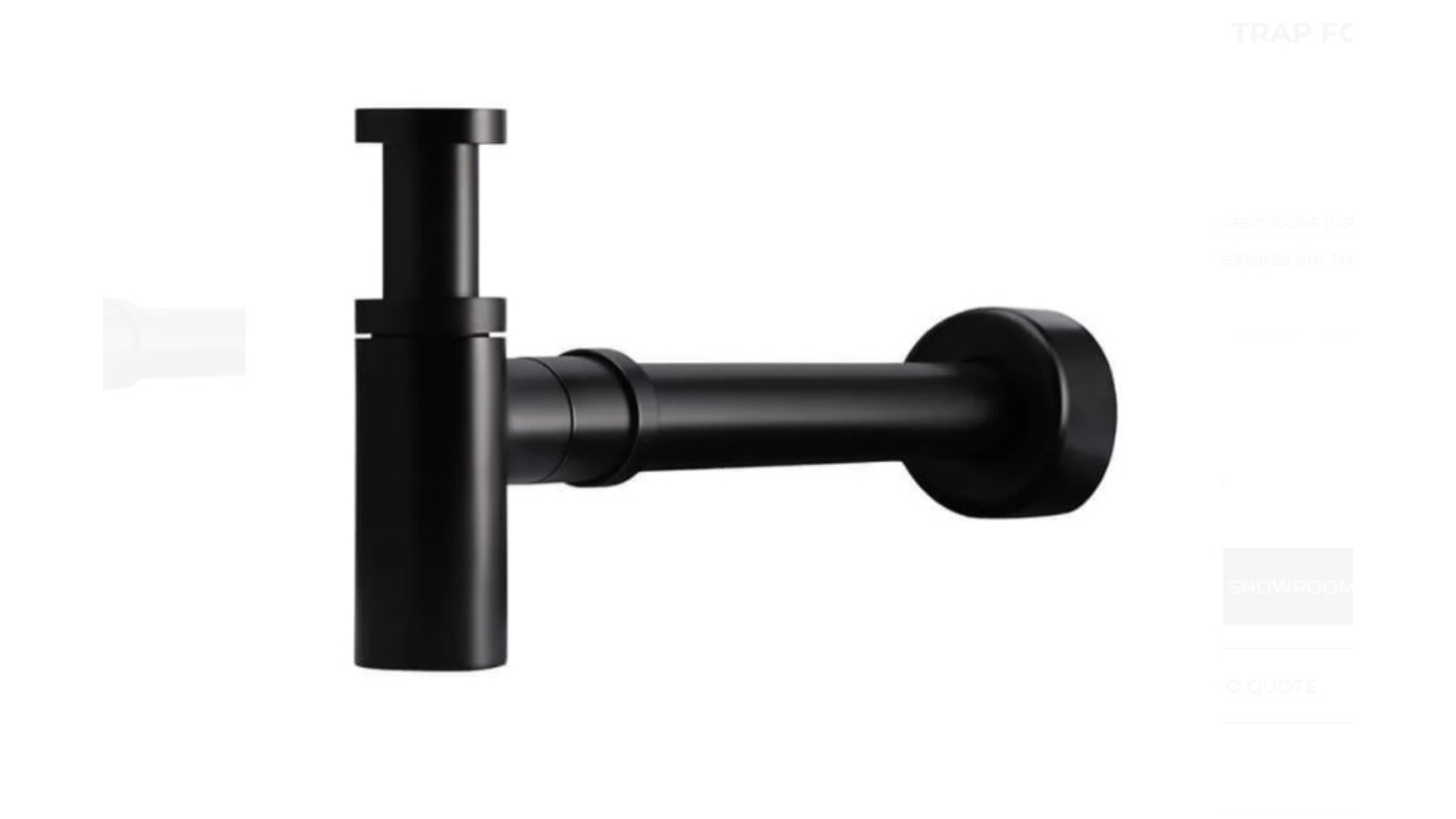 Meir 32mm Basin Waste and 40mm Outlet Round Bottle Trap - Matte Black 