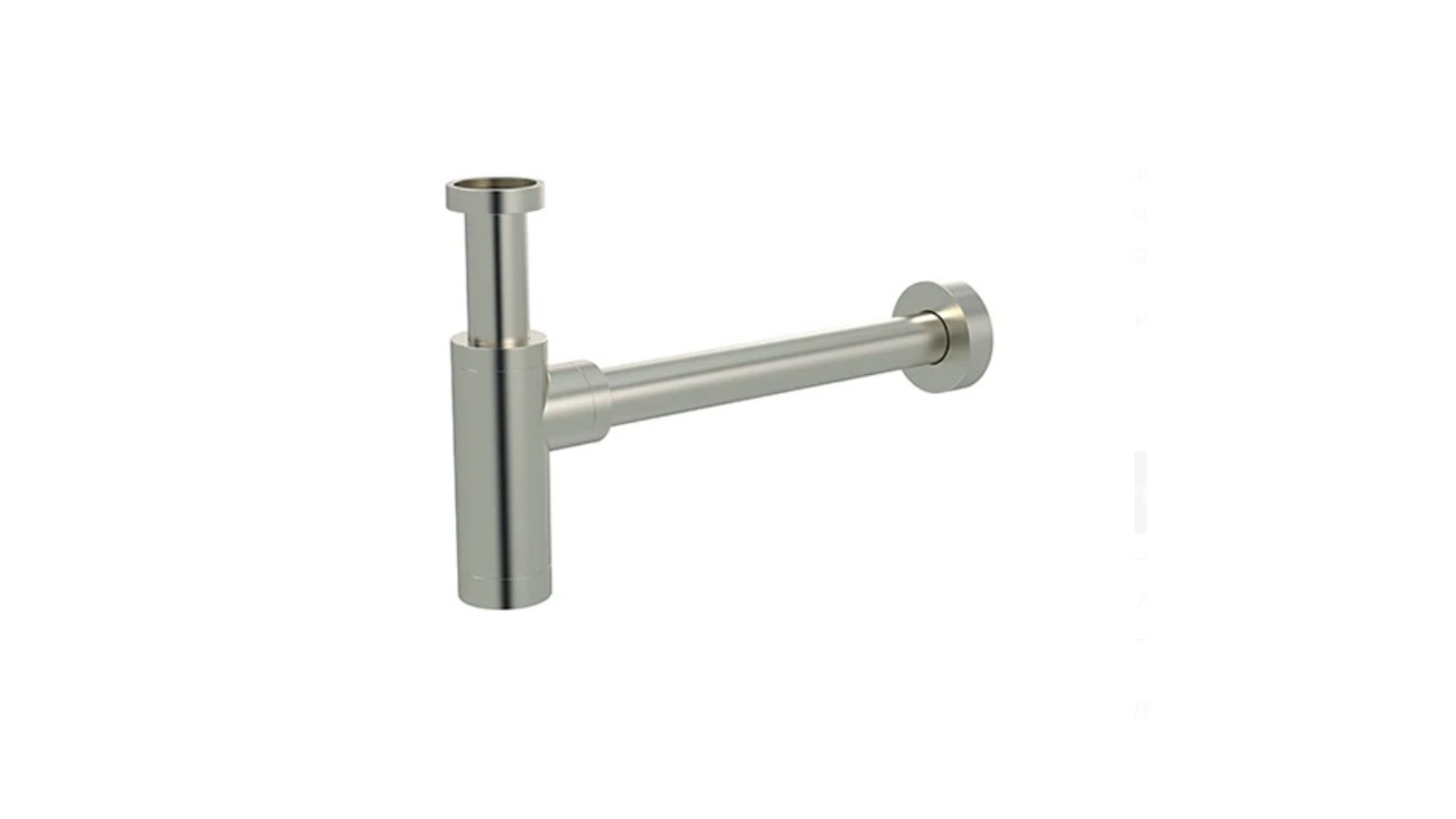 Meir 32mm Round Bottle Trap for Basin Waste - Brushed Nickel