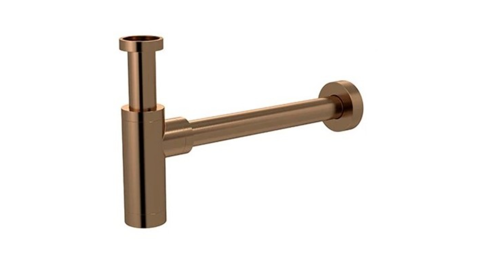 Meir Round Bottle Trap for 32mm Basin Waste - Lustre Bronze