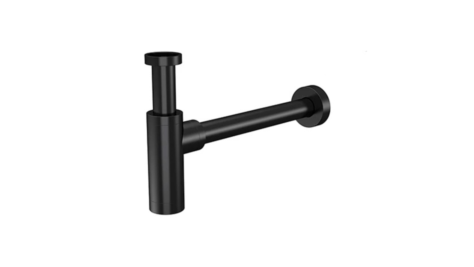 Meir 32mm Round Bottle Trap for Basin Waste - Matte Black 