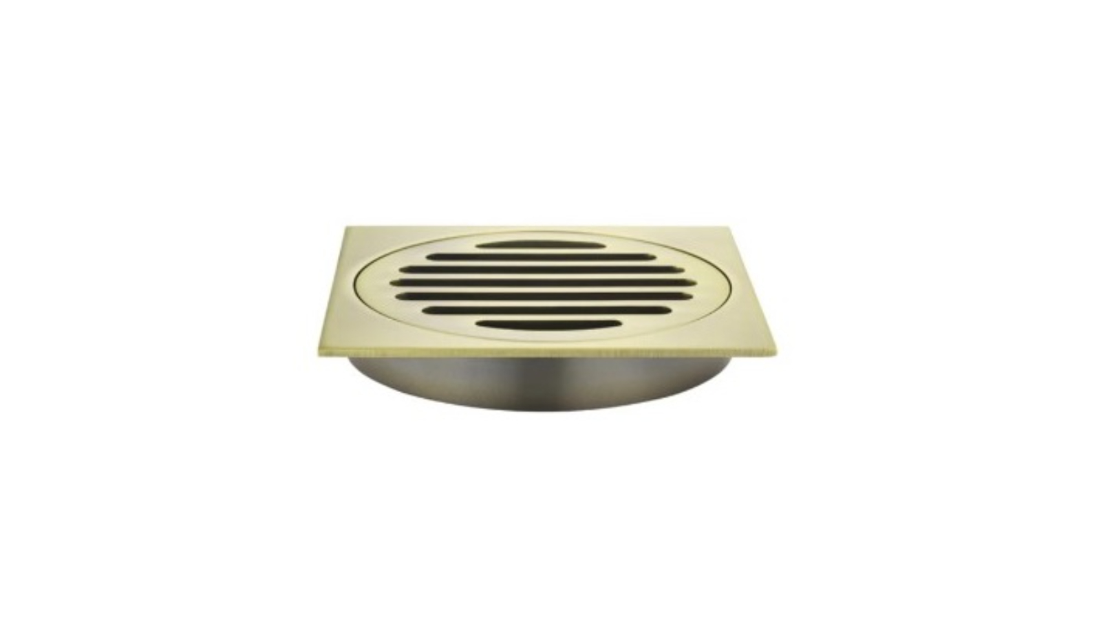 Meir 100mm Square Floor Grate Shower Drain Outlet - Tiger Bronze