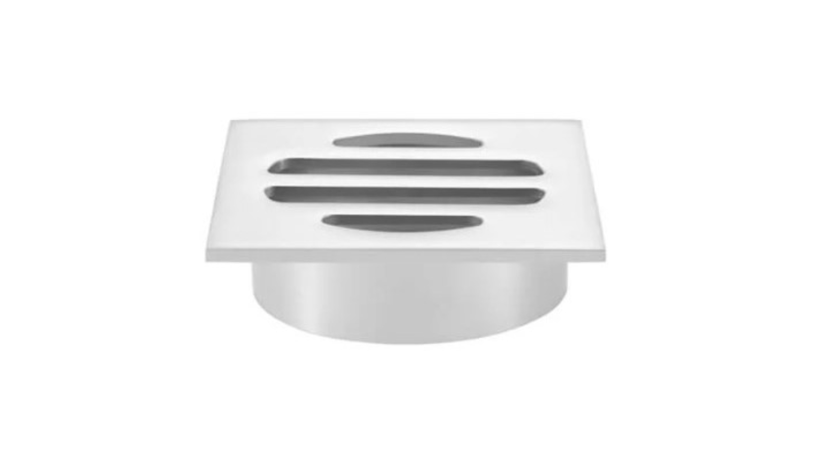 Meir 50mm Square Floor Grate Shower Drain Outlet - Chrome