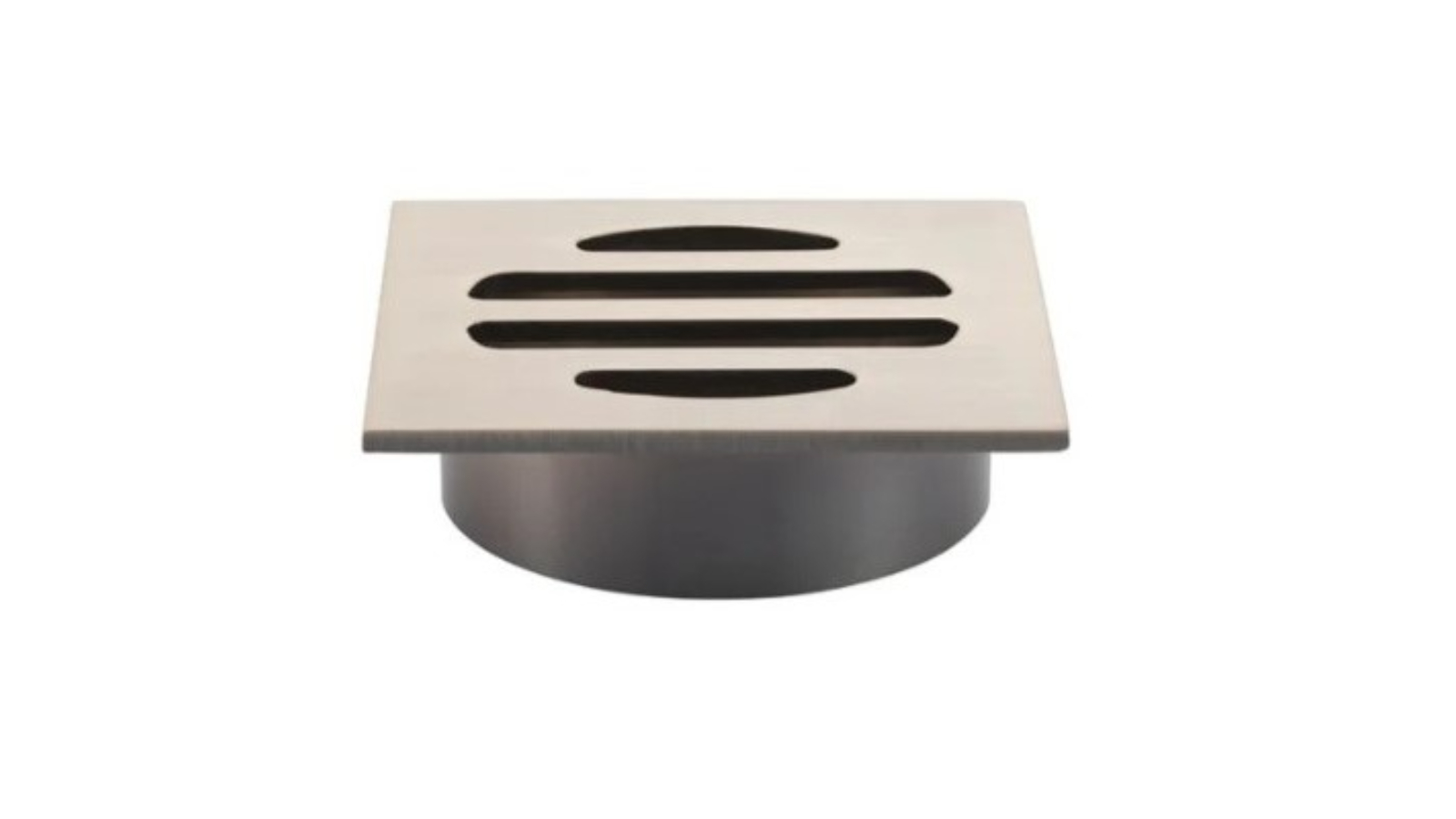 Meir 50mm Square Floor Grate Shower Drain Outlet - Champagne