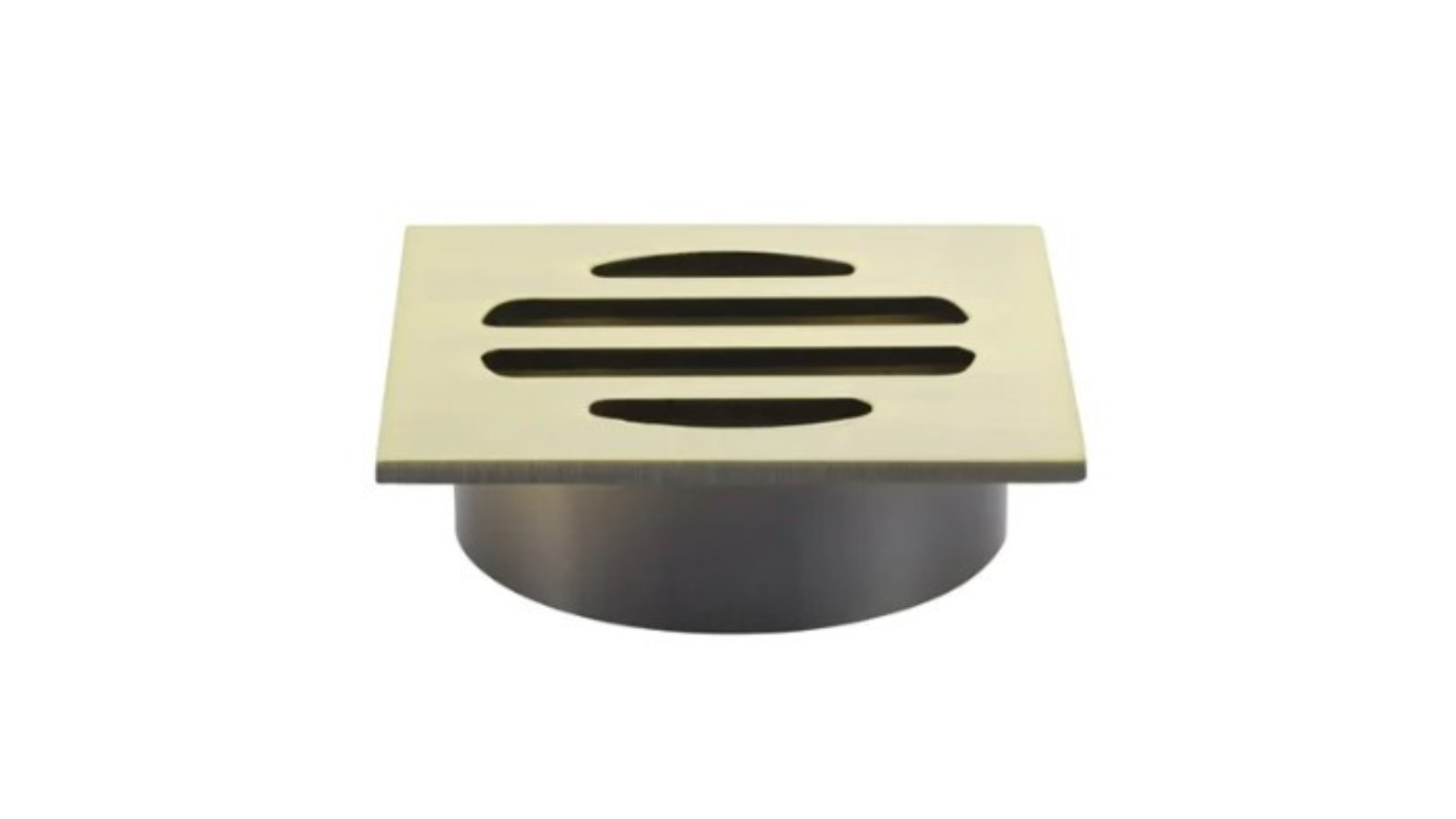 Meir 50mm Square Floor Grate Shower Drain Outlet - Tiger Bronze