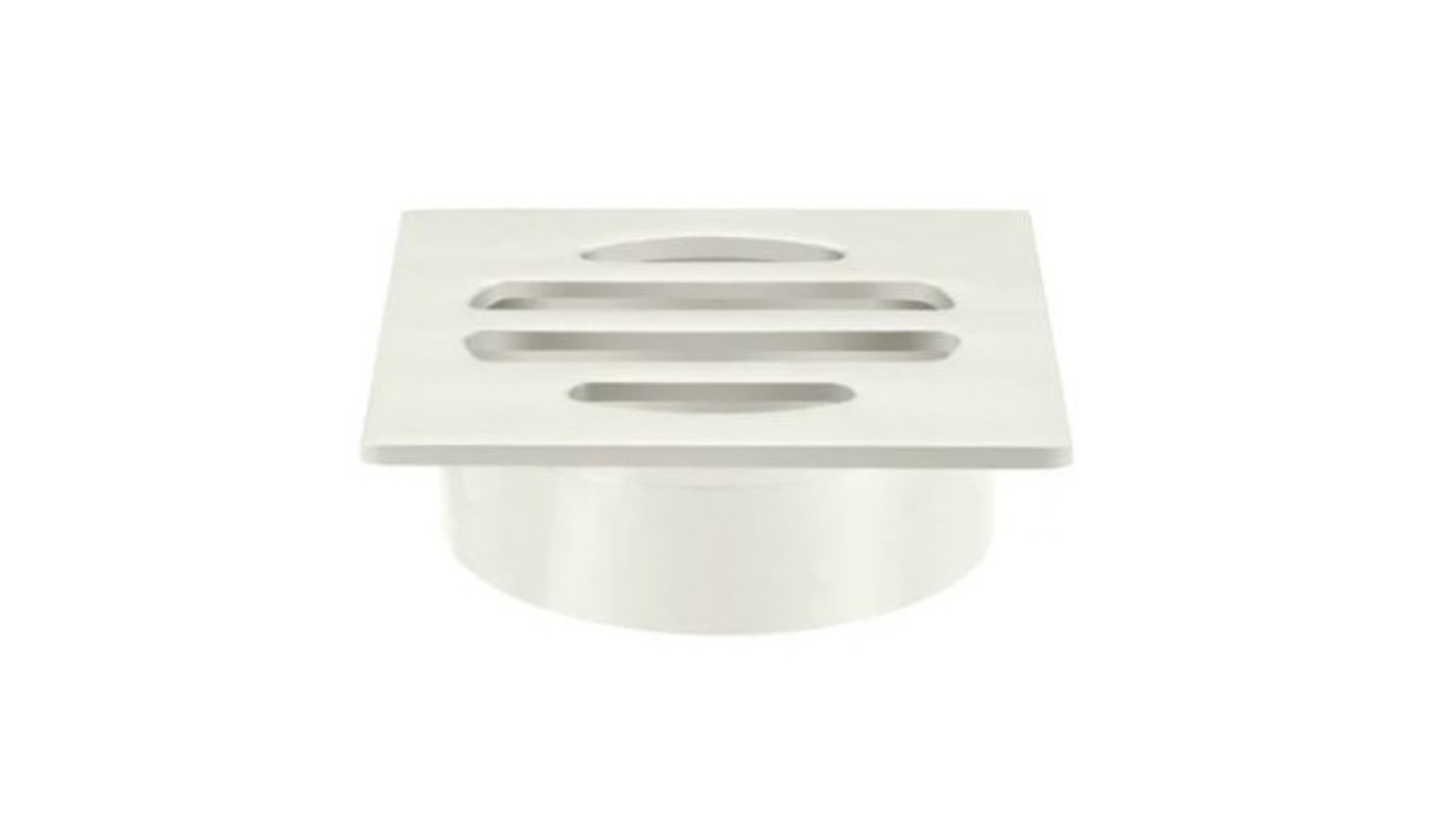 Meir 50mm Square Floor Grate Shower Drain Outlet - Brushed Nickel