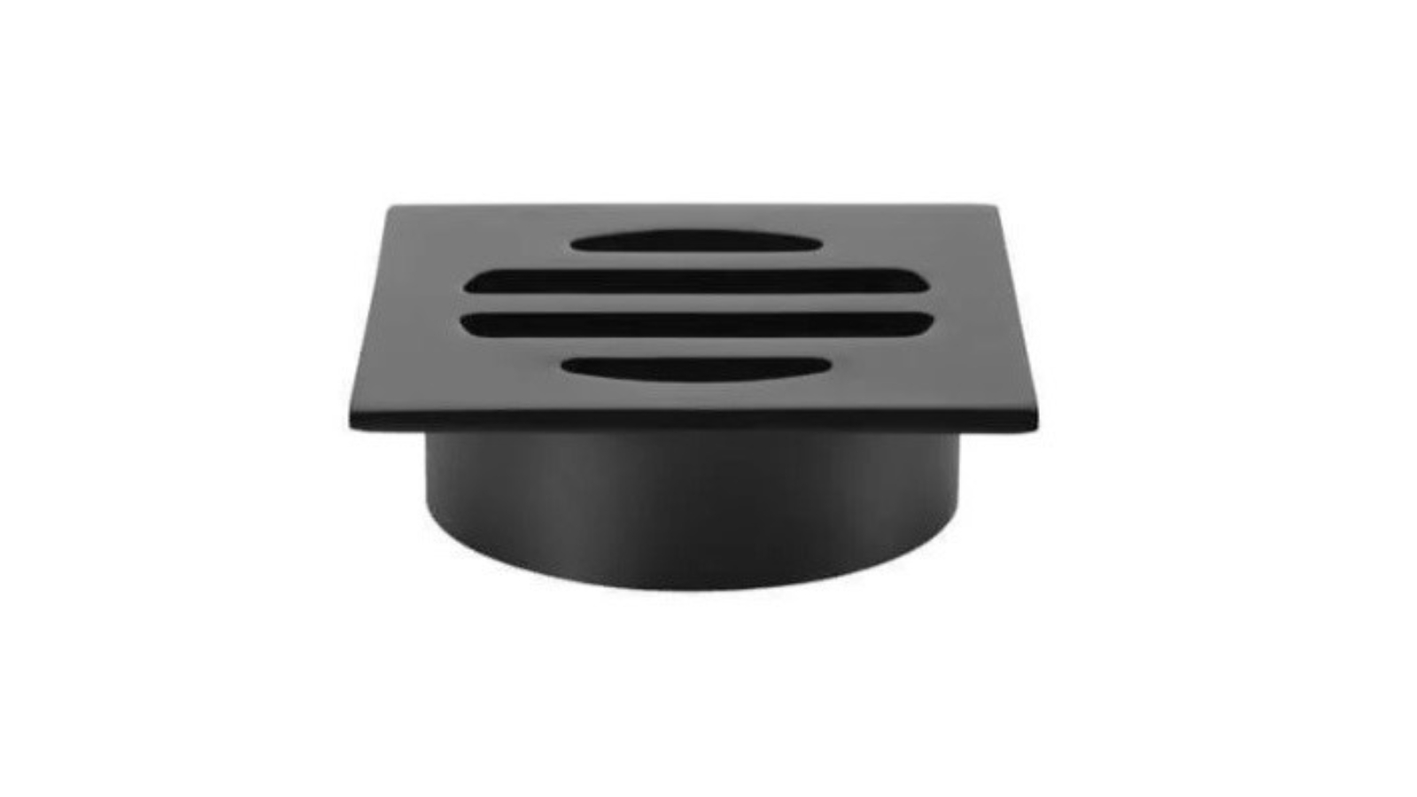 Meir 50mm Square Floor Grate Shower Drain Outlet - Matte Black 