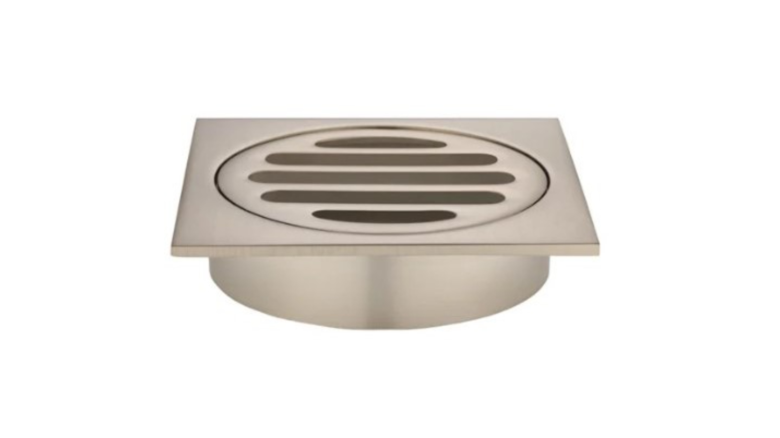 Meir 80mm Square Floor Grate Shower Drain Outlet - Tiger Bronze