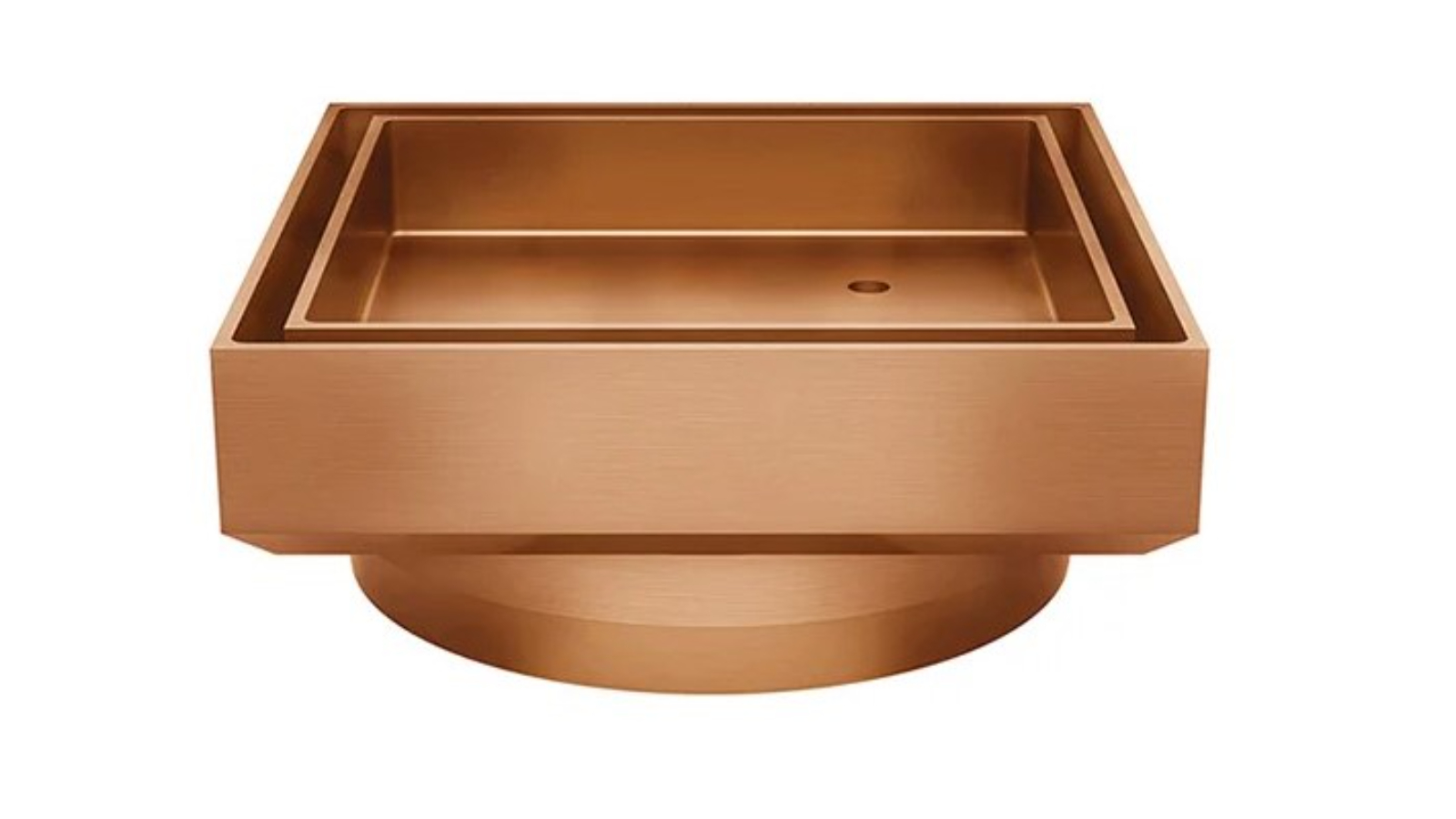 Meir Shower Waste with Tile Insert - Lustre Bronze