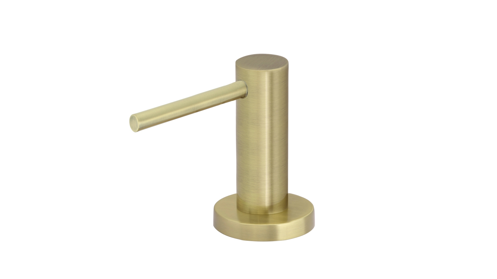 Meir Round Soap Dispenser - Tiger Bronze Gold