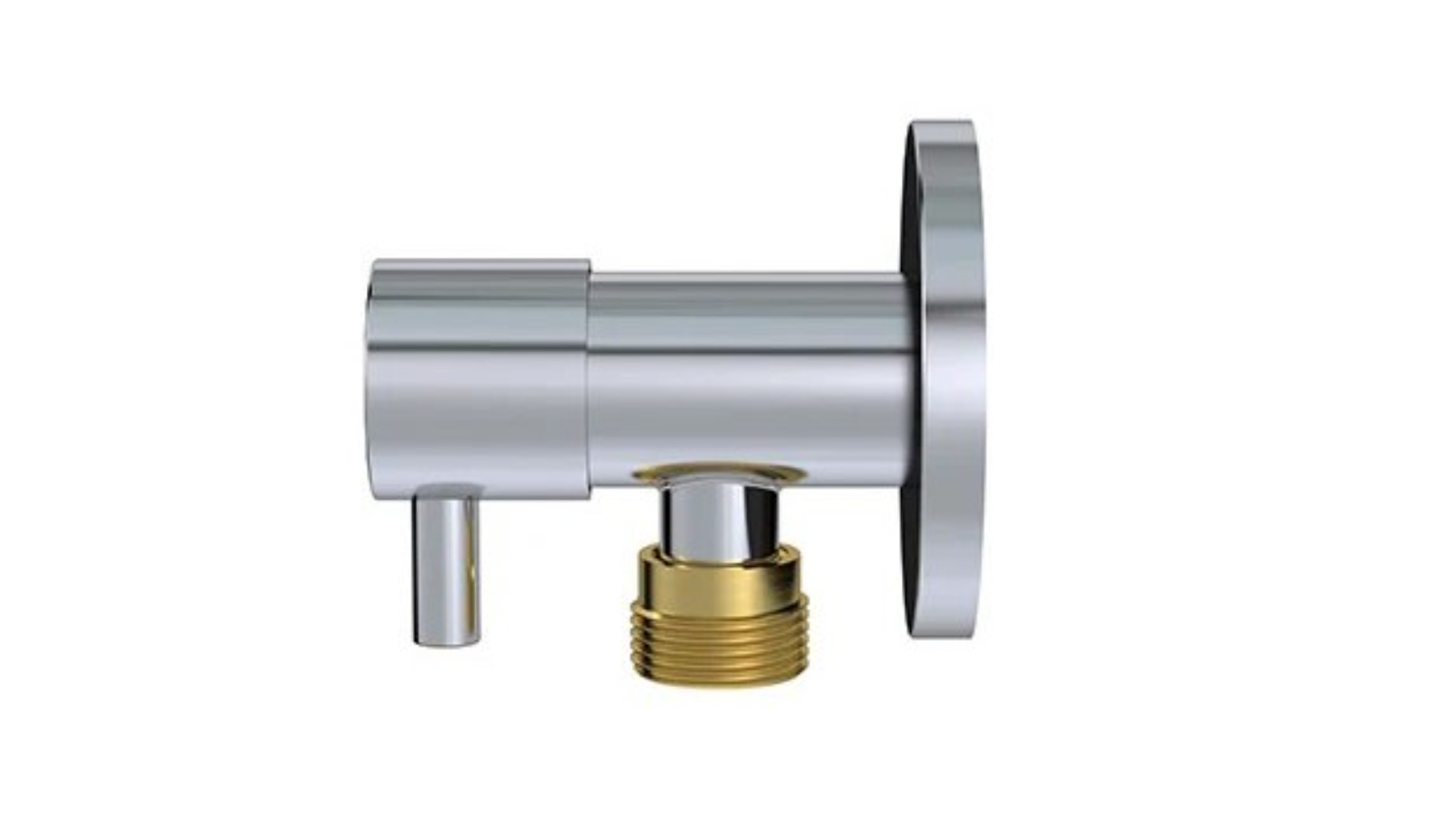 Meir Mini Stop Cistern Tap - Chrome