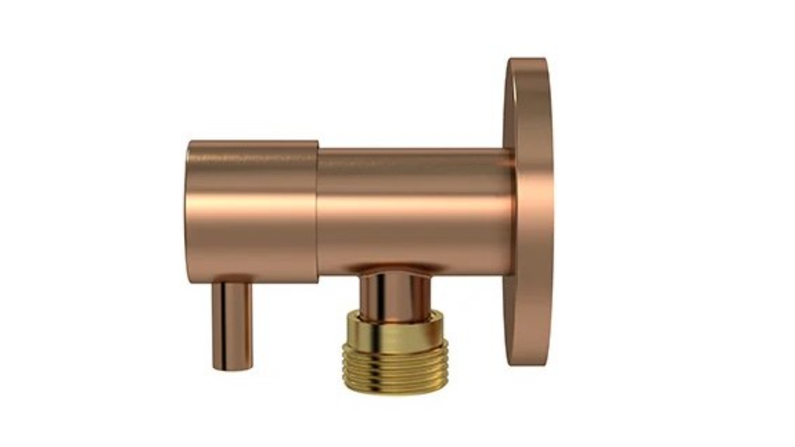 Meir Mini Stop Cistern Tap - Lustre Bronze