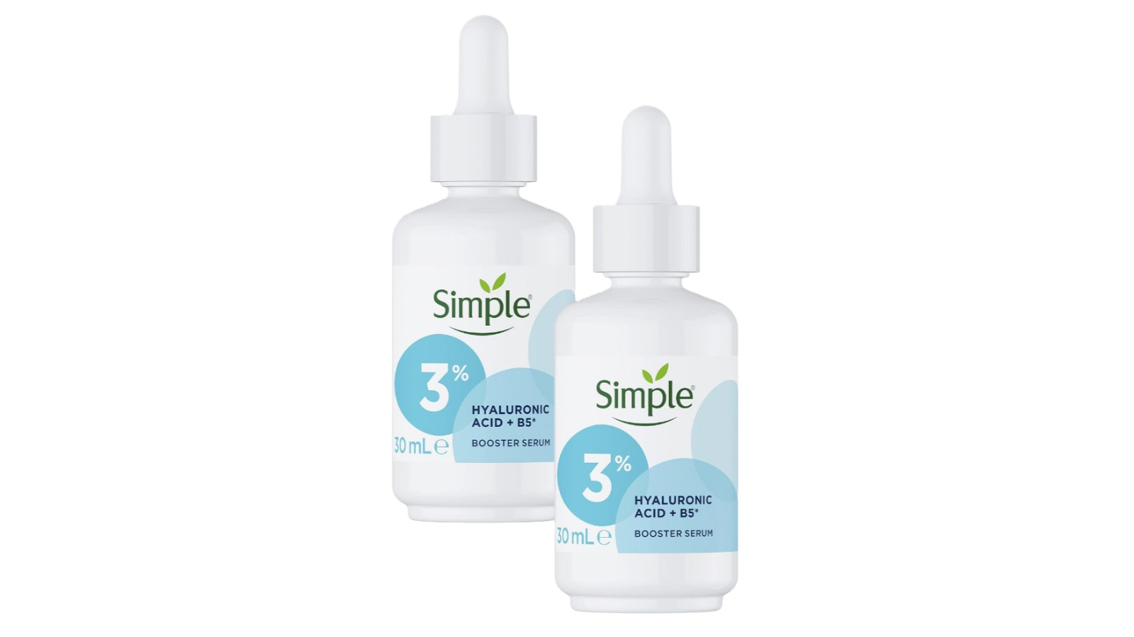Simple 2 Piece 30ml Hyaluronic Acid and B5 Serum