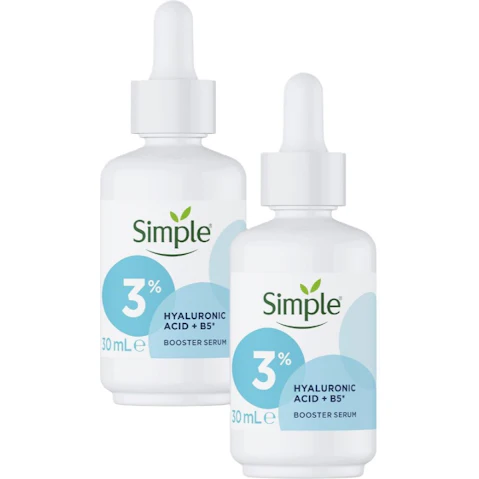 Simple 2 Piece 30ml Hyaluronic Acid and B5 Serum