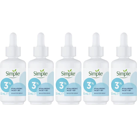 Simple 5 Piece 30ml Hyaluronic Acid and B5 Serum
