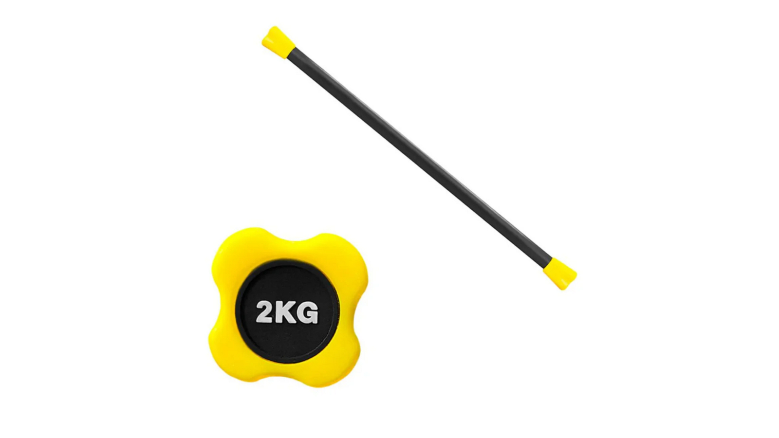Morgan Sports Padded Weighted Fitness Bar- 2kg