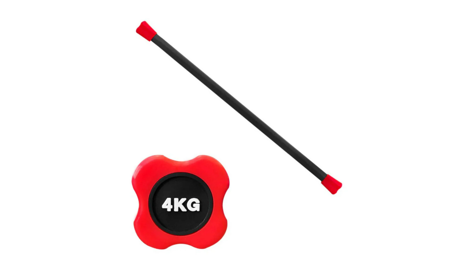 Morgan Sports Padded Weighted Fitness Bar - 4kg