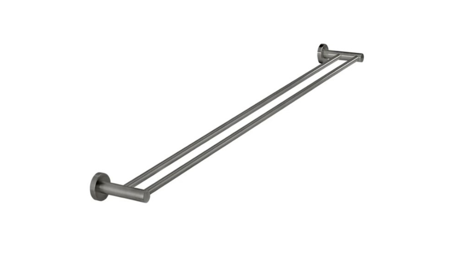 Meir 900mm Round Double Towel Rail - Shadow