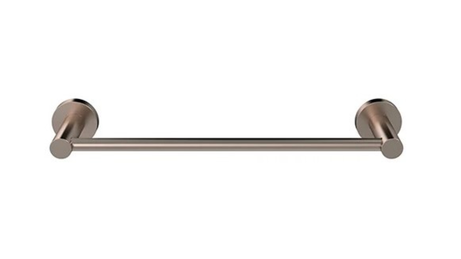 Meir 300mm Round Single Towel Rail - Champagne