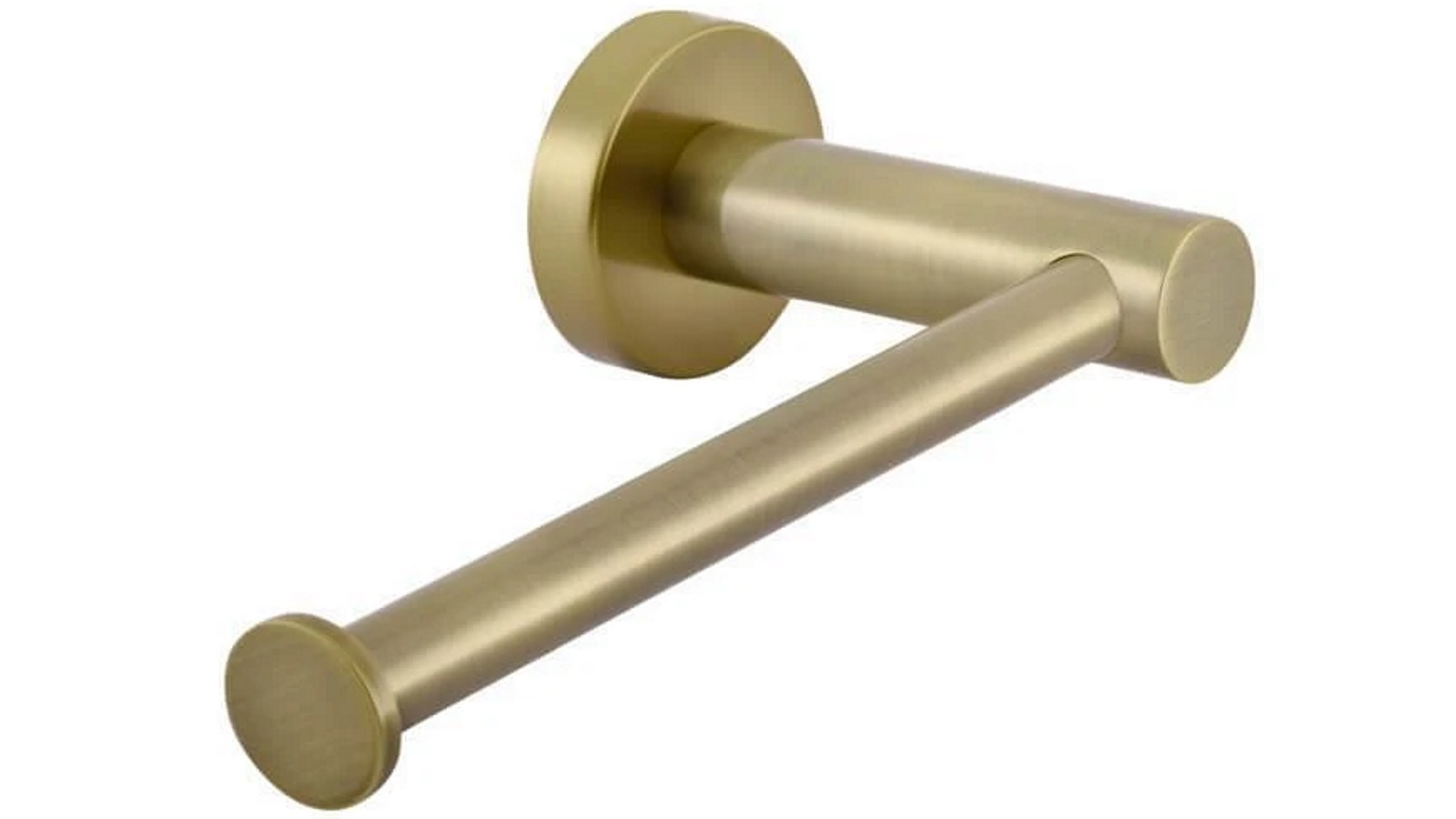 Meir Round Toilet Roll Holder - Tiger Bronze Gold