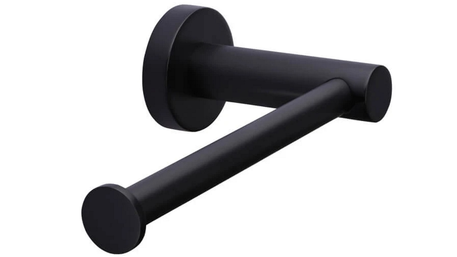 Meir Round Toilet Roll Holder - Matte Black