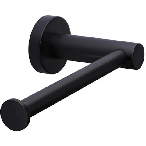 Meir Round Toilet Roll Holder - Matte Black