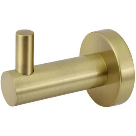 Meir Round Robe Hook - Tiger Bronze Gold