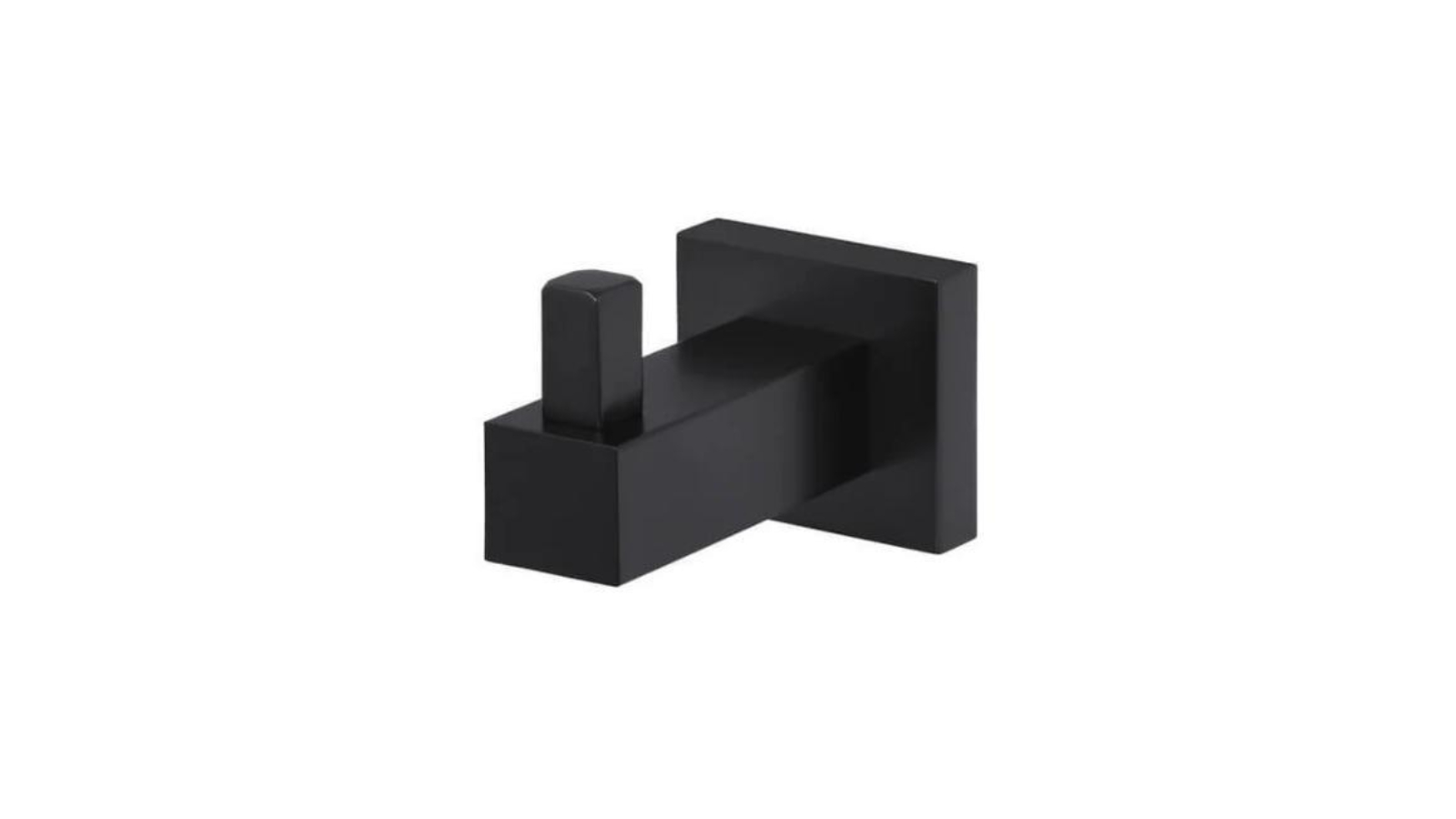 Meir Square Robe Hook - Matte Black