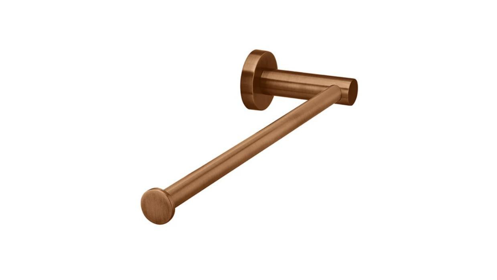 Meir Round Guest Towel Rail - Lustre Bronze