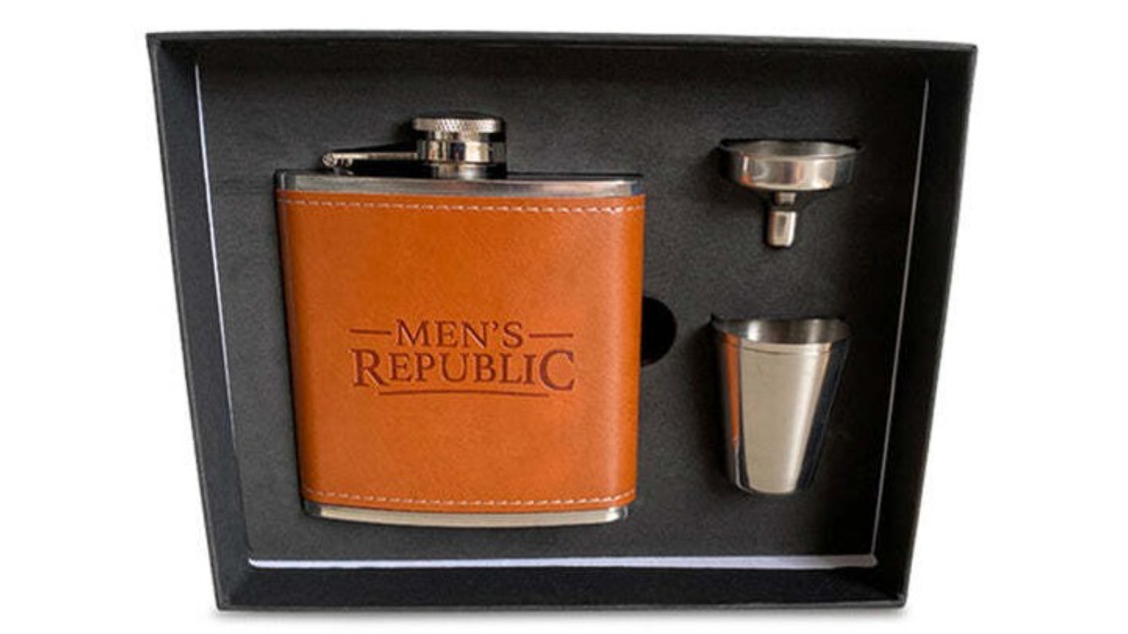 Men's Republic Hip Flask - 4 Piece